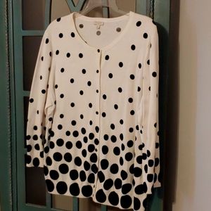 Fun polka dot sweater
